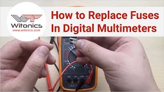 How to replace fuses in your digital multimeter [upl. by Sander947]