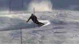 Ted Ligety slalom training New Zealand 07 [upl. by Nohpets]