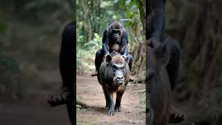 Wild Boar Knight funnyanimal funny shots pets gorilla cute [upl. by Asta435]