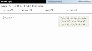 Zadanie 3  trening do matury z matematyki [upl. by Paterson192]