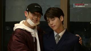 eng sub 170402 Jonghyuns Blue Night  Minhos surprise visit on the last broadcast [upl. by Sanborne330]