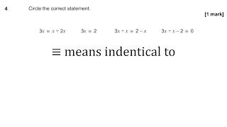 Past Paper 1  Q4 ≡ Circle The Correct Statement [upl. by Hime]