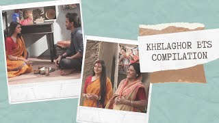 Khelaghor BTS Compilation  Behind The Scenes  Shantu  Purna  Star Jalsha  Swikriti Majumder [upl. by Randolf]