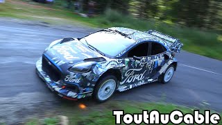 WRC Test  Ford Puma WRC Rally1 Hybrid 2022  Adrien Fourmaux by ToutAuCable [upl. by Nytsyrk]