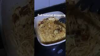 Lets make spaghetti food spaghetti foodie shorts shortsfeed [upl. by Trebuh]