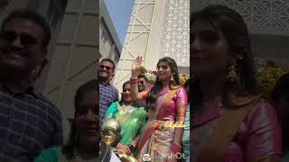 ActressSreeleelaCMRShoppingMallGrandLaunchKukatpallyHyderabadfullvideo1080p [upl. by Yvan]