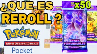 COMO HACER REROLL EN POKEMON JCC POKEMON POCKET LANZAMIENTO GLOBAL DE JCC POKEMON ANDROID y ios [upl. by Smaoht405]