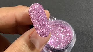 ¡Curso de Uñas Gratis Técnicas de Aplicación con Glitter  Efecto Azúcar Encapsulado Degradado [upl. by Sana]