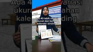 CETAK KALENDER 2025 MODERN KEREN UNTUK SEKOLAH DAN PERUSAHAAN [upl. by Janik]