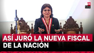 Delia Espinoza jura como nueva fiscal de la nación [upl. by Cheshire633]