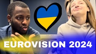 First Reaction Ukraines Eurovision 2024 Reaction thenordicjamaican [upl. by Henleigh]