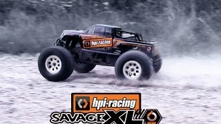 HPI SAVAGE XL OCTANE  RUNNING [upl. by Brosy]