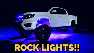 CHEVY COLORADO ROCK LIGHTS THE ULTIMATE 12 PIECE INSTALL [upl. by Ameh]