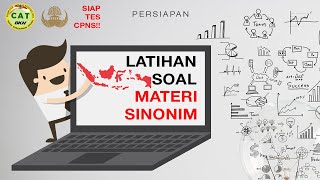 BANYAK BERLATIH amp MEMBACA PASTI CPNS 2019 BISA JAWAB TIU MATERI SINONIM 2 [upl. by Nahtanod]