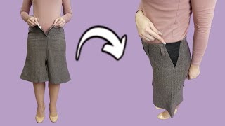 How to make a skirt wider at the waist in 10 minutes [upl. by Celestyn]