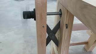 Moravian Workbench with Crisscross 14 [upl. by Hendren]