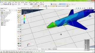 Simulation of collision the airplane with hard ground in Abaqus [upl. by Aikahc]