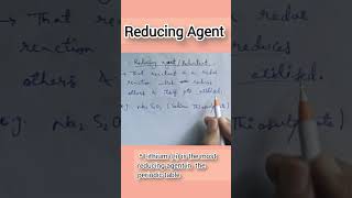 Reducing Agent science chemistry boards shorts shortvideo [upl. by Tj39]