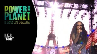 HER Performs Slide  Power Our Planet Live in Paris [upl. by Ainesey]