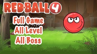 Red Ball 4  All level  All Boss  Full Game [upl. by Guinna]