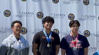 CIF State Finals Boys 100y Backstroke American Lane 6 5112024 [upl. by Zanlog]