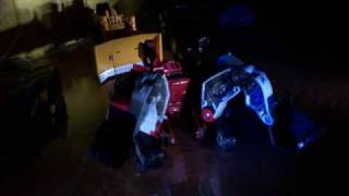 Transformers stop motion Shanghai Scene [upl. by Plumbo503]