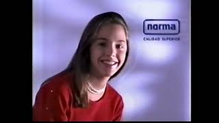 COMERCIAL quotCUADERNOS NORMA EMPASTADOquot  VERSION DAMA CHIQUILLA  NORMA  VENEVISION 2001 [upl. by Melody]