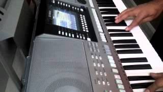 Tera Saath Hai Kitna Pyara on Yamaha Keyboard PSRS910 [upl. by Aitnohs929]