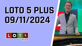 Loto 5 plus en vivo 09112024  Resultados del sorteo Loto5plus del Sábado 9 de Noviembre del 2024 [upl. by Montgomery]