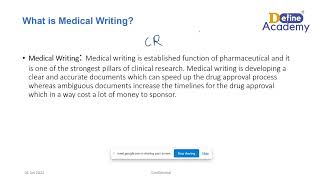 What is Medical Writing [upl. by Nehcterg243]