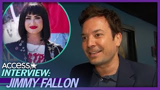 Jimmy Fallon Teases Demi Lovatos Crazy Takeover Of The Tonight Show [upl. by Dollie528]