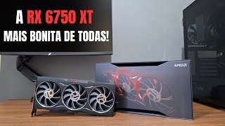 RX 6750 XT Founders edition  Unboxing e teste de temperatura [upl. by Assital]