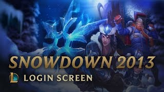 Snowdown Showdown 2013  Login Screen  League of Legends [upl. by Malvina46]