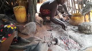 Tradition Iron Forging The Artistry of Blacksmiths in Merile Kenya [upl. by Aneloj603]