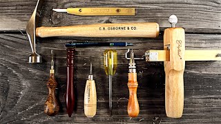 The Essential Leatherworking Tools You Need [upl. by Aziram]