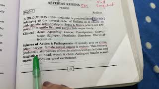 Asterias Rubens Homoeopathic Drug Fish group remedy Hindi [upl. by Aniat]