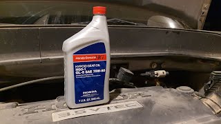 Cambio de aceite del transfer  Honda Ridgeline [upl. by Qooraf]