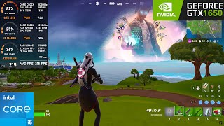 GTX 1650  Fortnite Performance Mode Tested in November 2024 [upl. by Aliuqat666]