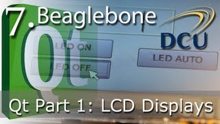 Beaglebone LCD Touchscreen GUI Applications for Embedded Linux [upl. by Ednutabab]