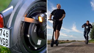 VMAX VX2 Pro GTB E Scooter mit Blinker und POWER Test 2023 vs VX2 GT  15€ Rabatt  DEUTSCH [upl. by Gilbye]