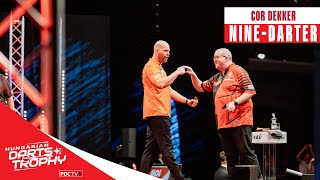 NINEDARTER  COR DEKKER PRODUCES PERFECTION IN BUDAPEST  2024 Hungarian Darts Trophy [upl. by Yretsym128]