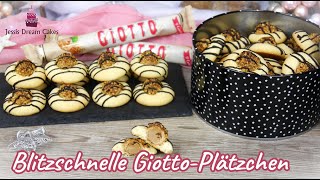 Blitzschnelle Giotto Plätzchen  Schnelle und Leckere Weihnachtsplätzchen [upl. by Eiznikcm52]