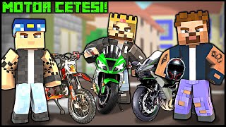 ZENGİN FAKİR VE KEREM KOMİSER MOTOR ÇETESİ OLDU 😱 Minecraft [upl. by Araccot]