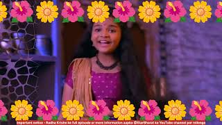 Part Review 903  radha Krishna  voice over Video review Paridhis world StarBharat [upl. by Aufa657]