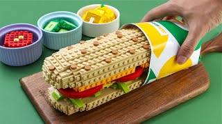 I made a LEGO Subway FOOTLONG Sandwich [upl. by Demmy18]