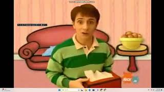 Blues Clues Sidetable Drawer Phrase with Steve Gets the Sniffles [upl. by Etana]