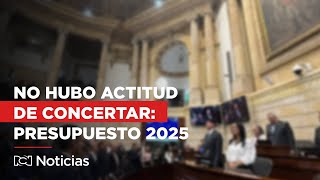 Senadora revela la verdad sobre el presupuesto 2025 que fue rechazado [upl. by Ahsienaj]