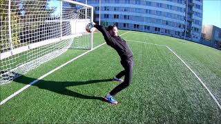 Goalkeeper Training Drills Day 4 [upl. by Nevag]