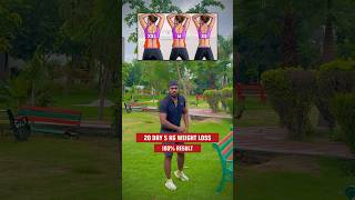 20 days 5 kg weight loss weightloss fatloss bellyfat motivation [upl. by Aicenod]