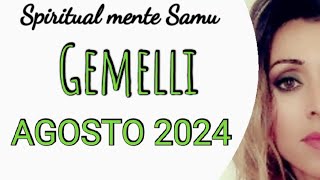 GEMELLI ♊ Agosto 2024 previsioni 🔮Tarocchi🔮 [upl. by Eeliram]